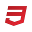 CSS3 logo CSS3 logo